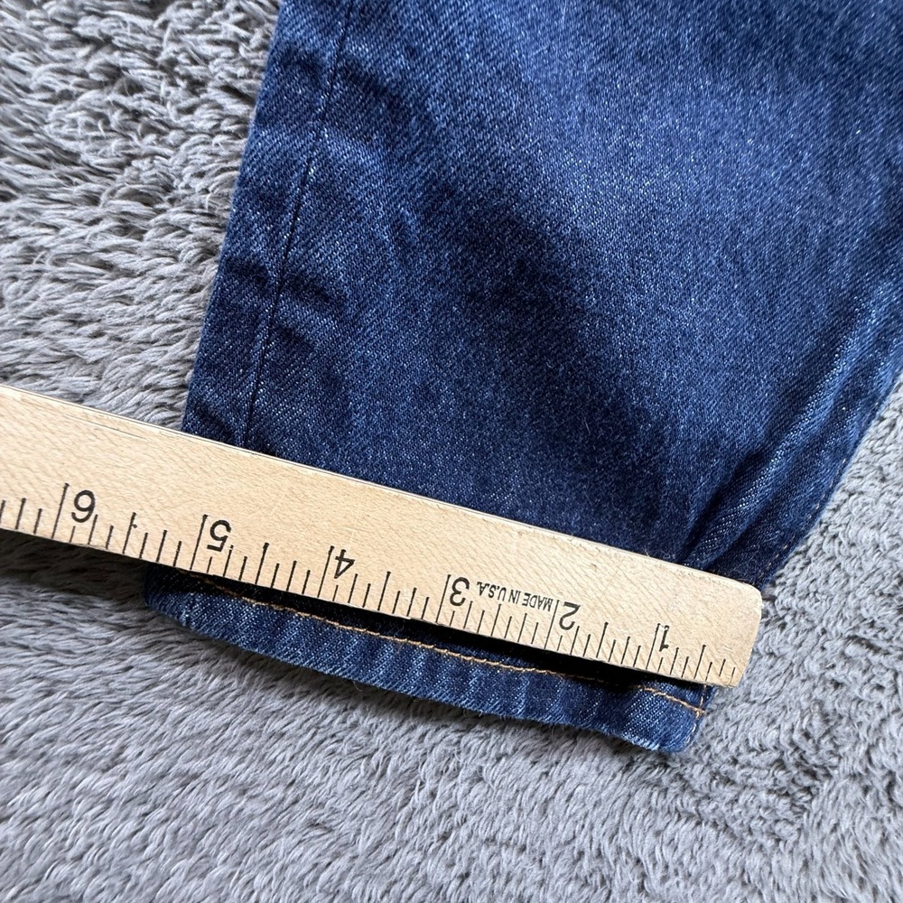 Levi's Premium Big E 501 S Womens Jeans 28x30 Dark Wash Vintage Denim Button - Picture 8 of 10